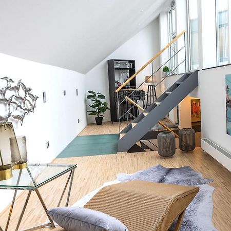 Luxus Wellness Loft - 245Qm - Designwohnen Im Zentrum Gutersloh Bagian luar foto