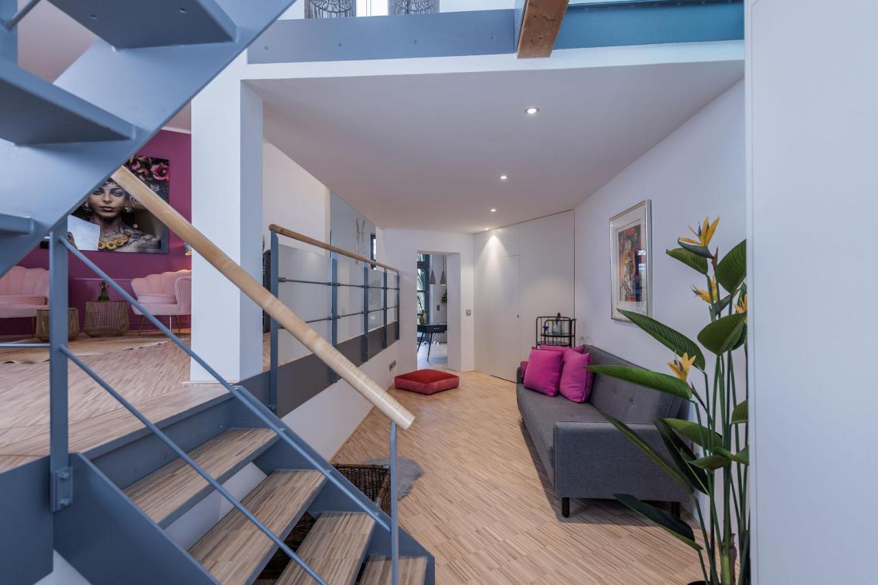 Luxus Wellness Loft - 245Qm - Designwohnen Im Zentrum Gutersloh Bagian luar foto