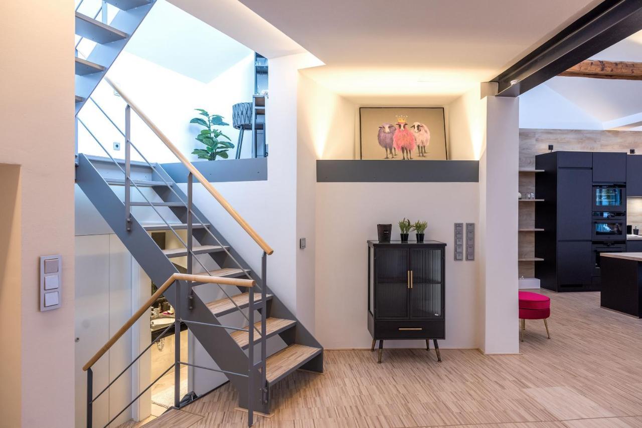 Luxus Wellness Loft - 245Qm - Designwohnen Im Zentrum Gutersloh Bagian luar foto